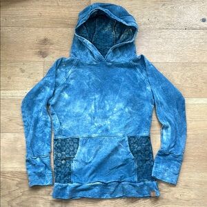 Hemp Organic Cotton French Terry Hoodie / Plant Dyed / One Of A Kind / small